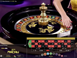 Ruleta en vivo Macao