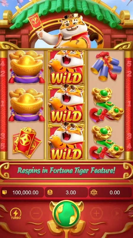 Interfaz del juego Fortune Tiger