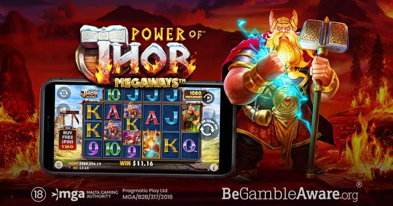 Imágenes publicadas de Power of Thor Megaways