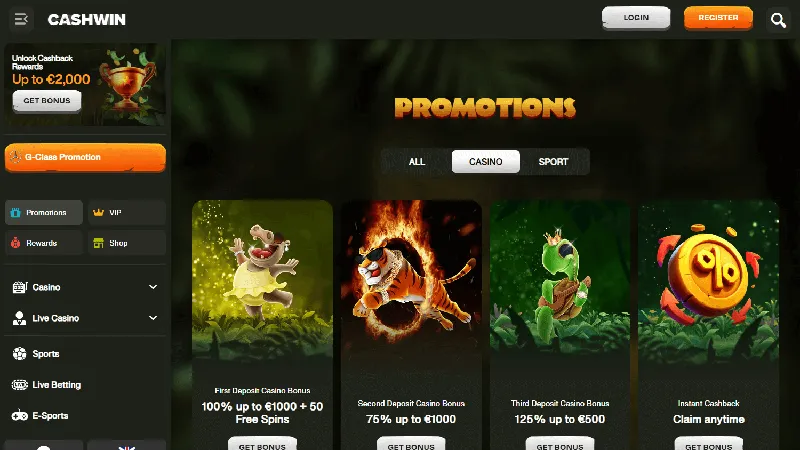 Promociones Cashwin: escritorio