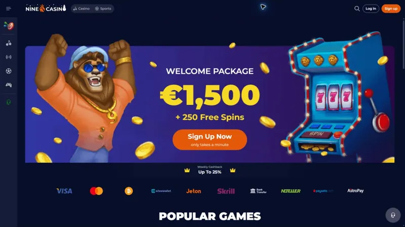 Portada de Nine Casino Casino