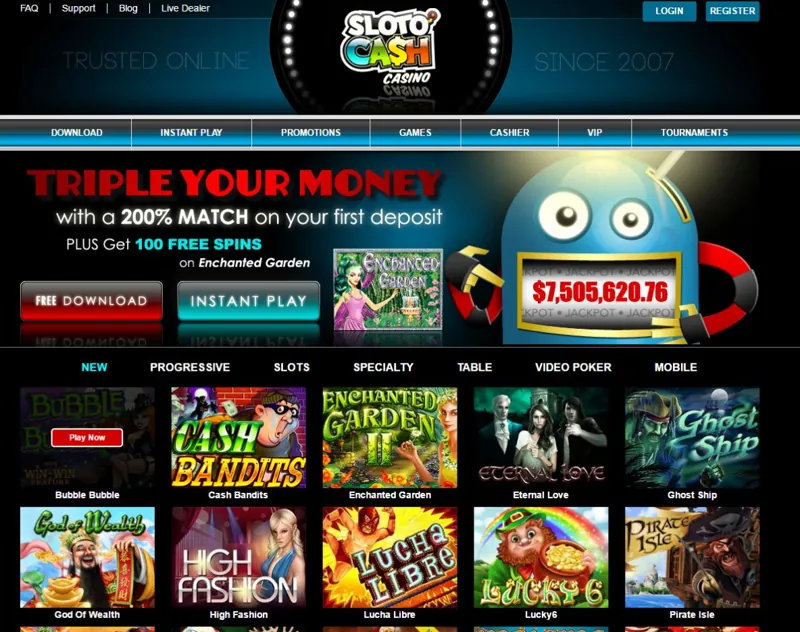 Portada de SlotoCash Casino