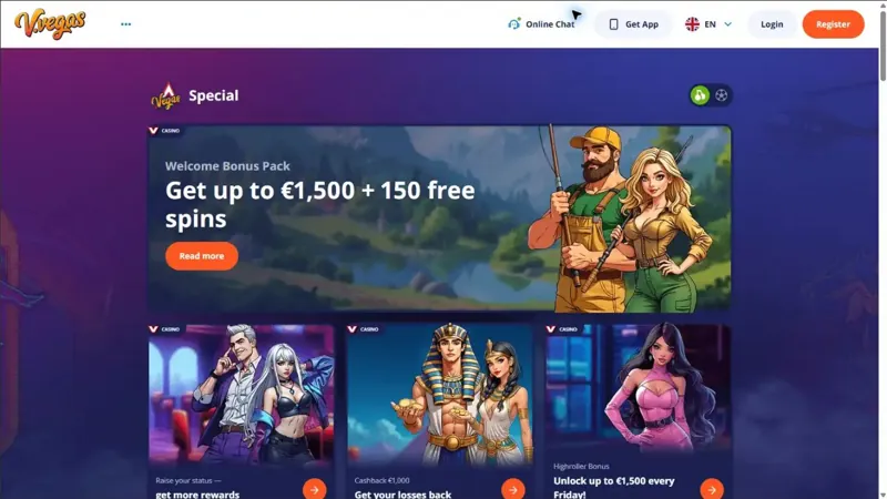 Promociones Vulkan Vegas Casino