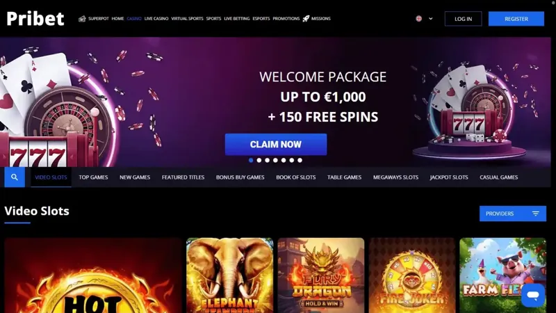 Catálogo de juegos de Pribet