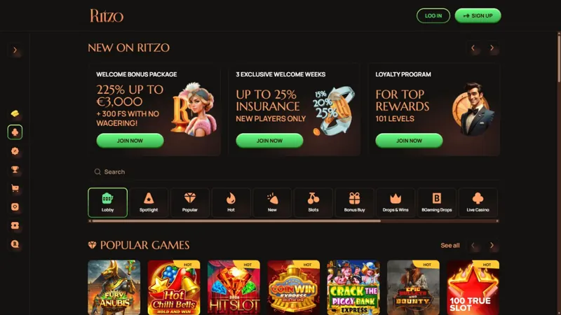Portada de Ritzo Casino