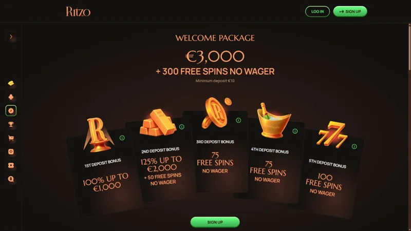 Promociones Ritzo Casino
