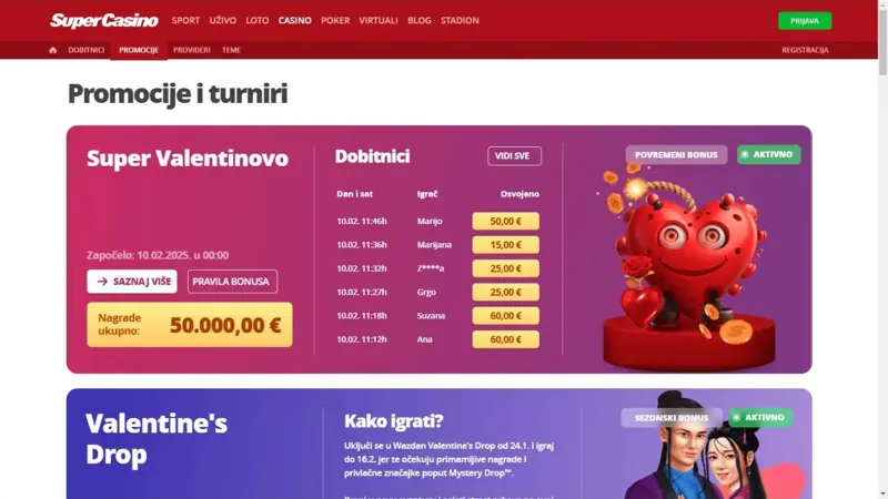 Promociones SuperSport Casino