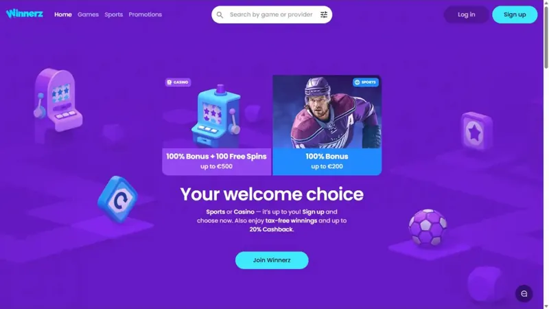 Portada de Winnerz Casino