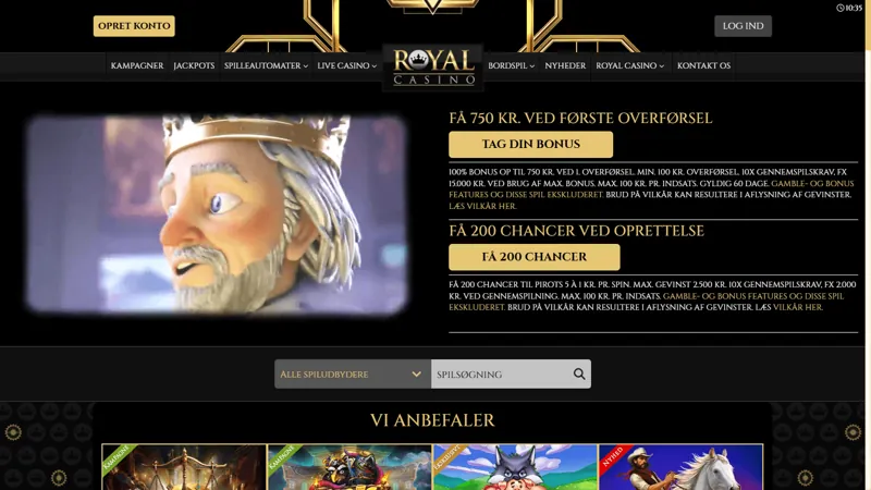 Portada de escritorio de Royal Casino Denmark casino