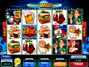 Premios de la tragamonedas Santa's Wild Ride Premios de la tragamonedas Santa's Wild Ride