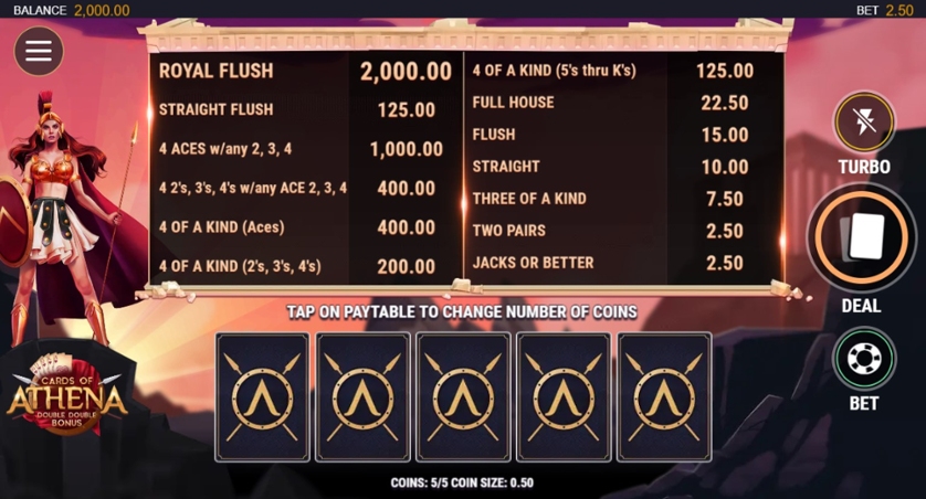 Cards of Athena Double Double Bonus — Juega 100% gratis en modo demo 3 Athena Cards Doble Bono Doble.jpg